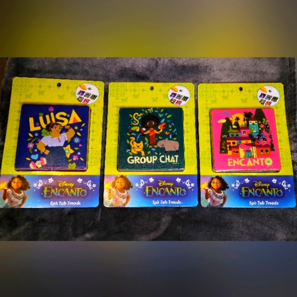 Disney Encanto Tub Treads NWT (3 packs equaling out to 15 total tub treads!)